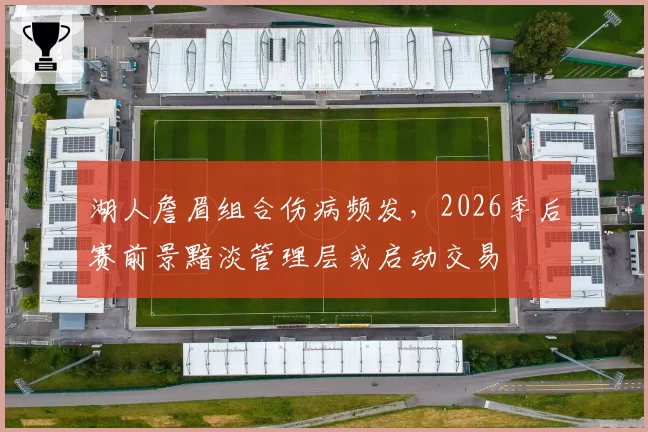 湖人詹眉组合伤病频发，2026季后赛前景黯淡管理层或启动交易